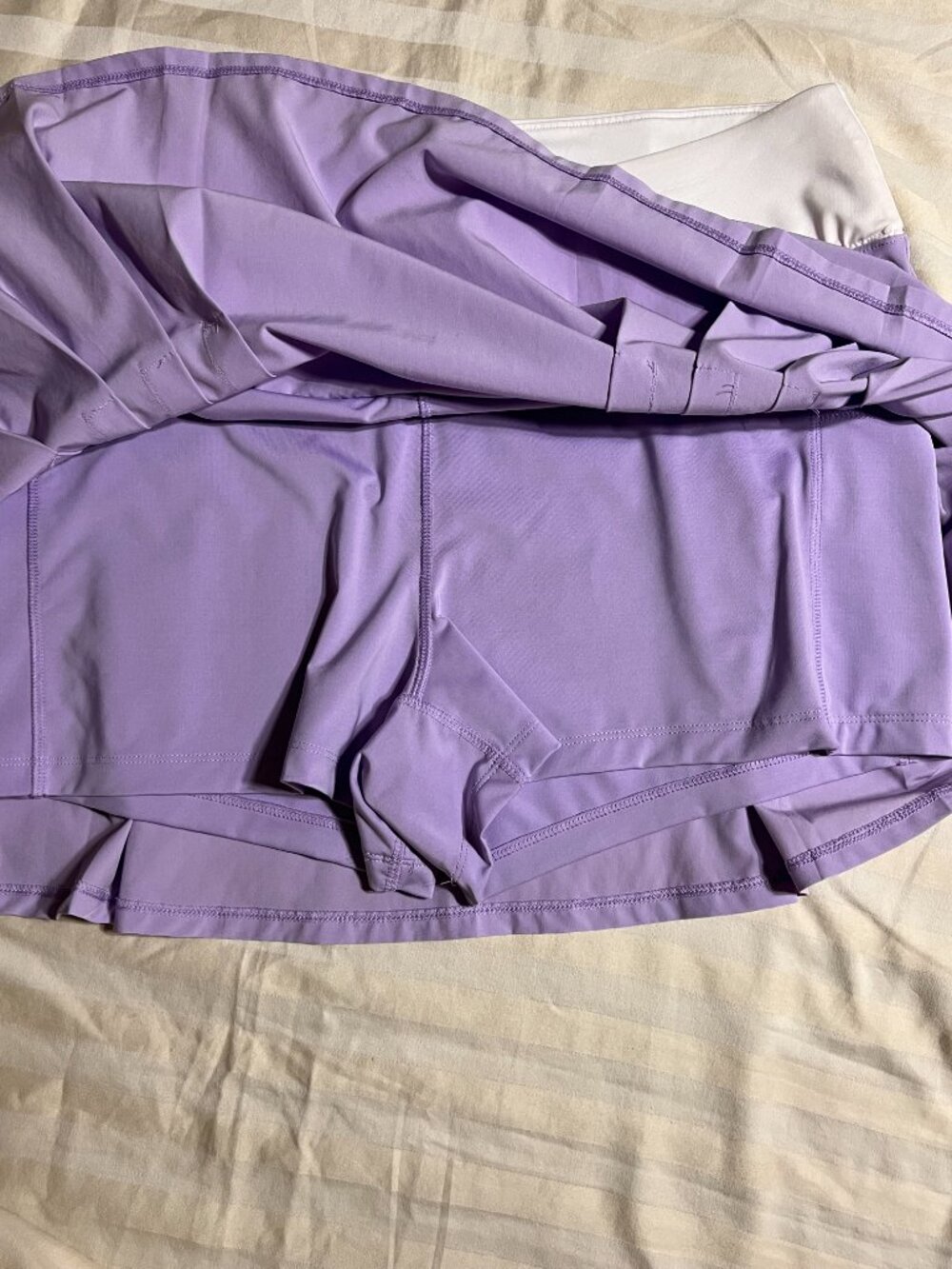 Prince Lavender Pleated Tennis Skort Size XL Tenniscore Athletic Skirt Pocket - Picture 5 of 14